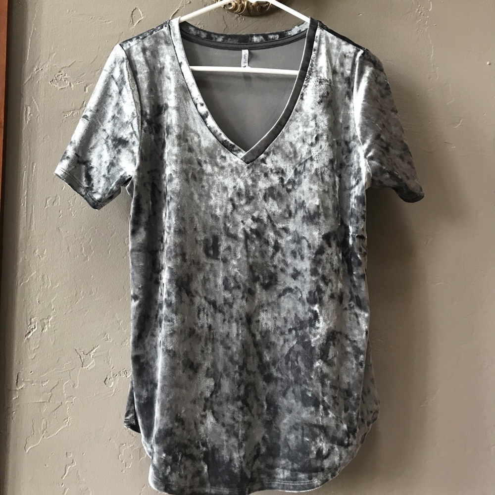 Crushed velvet Z Supply tee